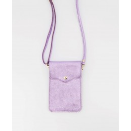 Telefoontas metallic lila