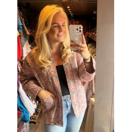 Jacket liv roze paars