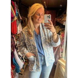 Jacket liv licht blauw