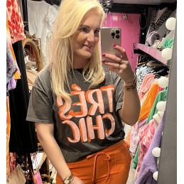 Tres chic tshirt grijs