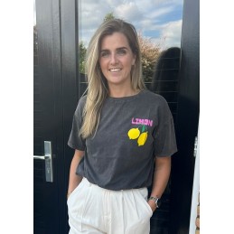 Tshirt Limon donker grijs