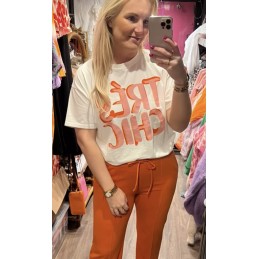 Tres chic shirt oranje