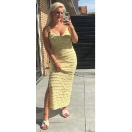 Bella dress geel