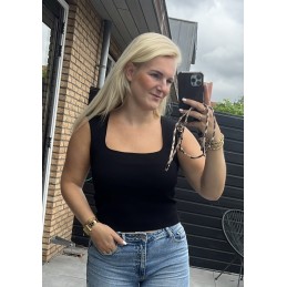 Ivy top zwart