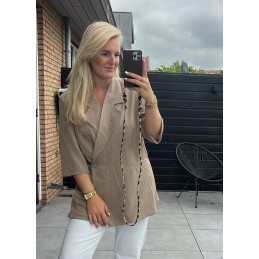 Oversized blazer Lois taupe