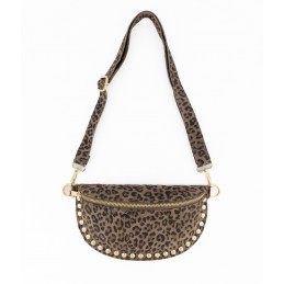 Debby suede bag Leopard