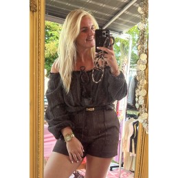 Rosa blouse bruin