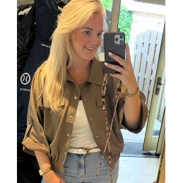 Bomber Emma taupe